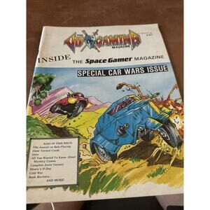 THE VIP OF GAMING MAGAZINE #2, FEBRUARY/MARCH 1986, SPECIAL CAR WARS ISSUE!